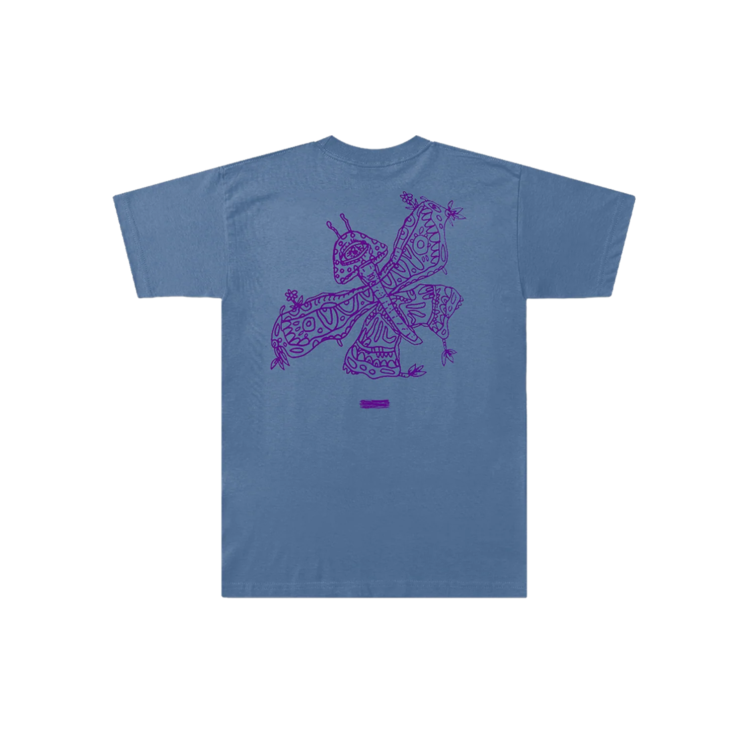 Life Goes On Mushroom Butterfly T-Shirt - Image 3