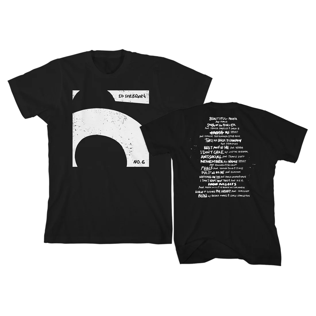 No.6 Collaborations Project Pop-Up London T-Shirt Black