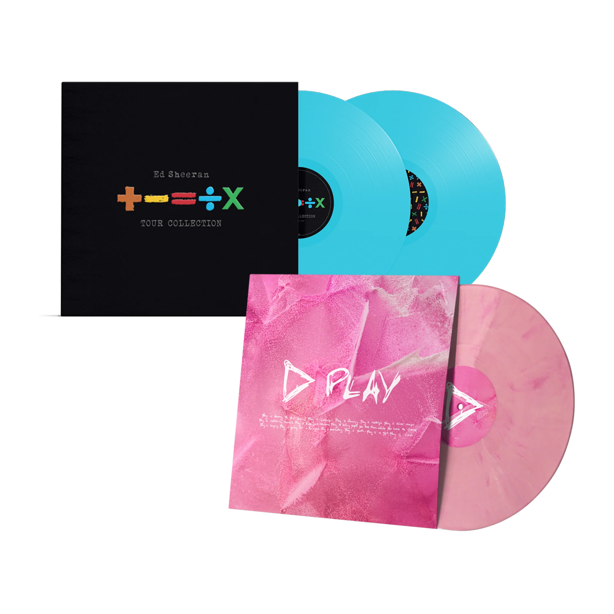 Play Pink & White LP  & +-=÷× (Tour Collection) Vinyl Bundle