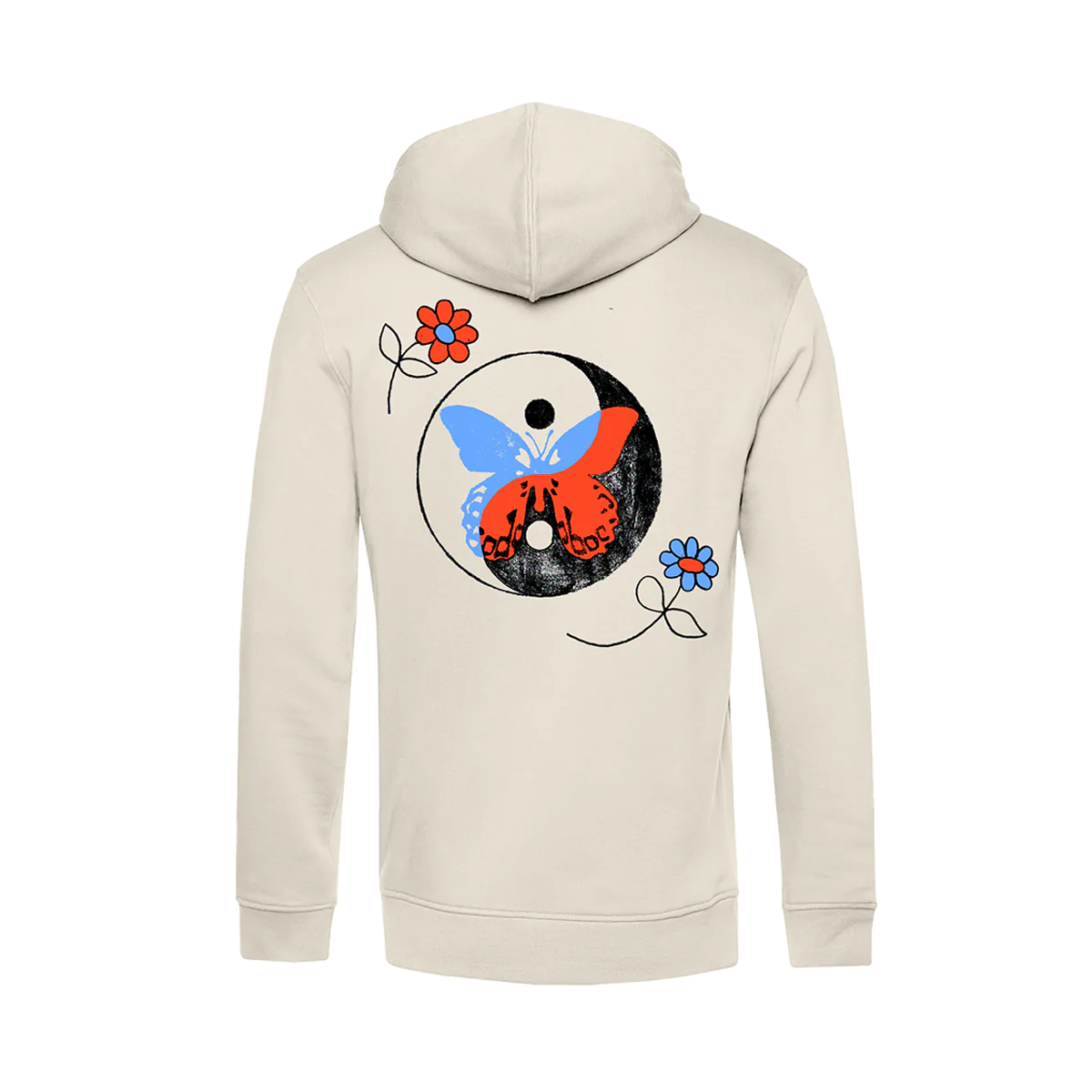Yin Yang Butterfly Sand Hoodie - Image 3